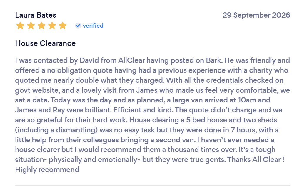 Original customer review from Laura Bates